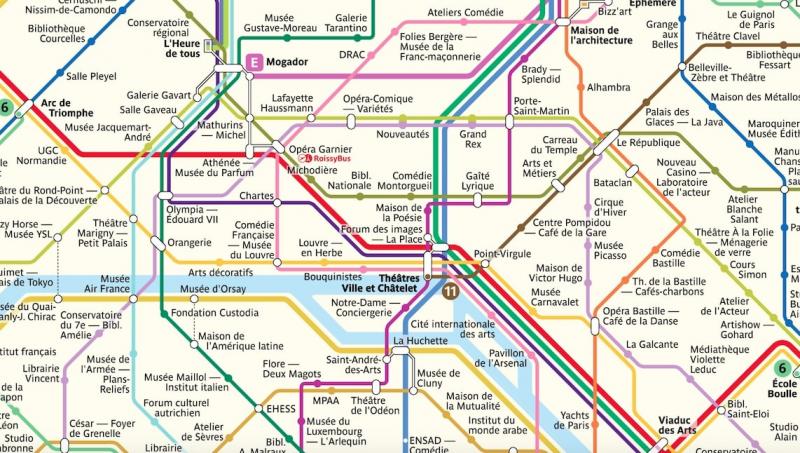 plan de paris métro