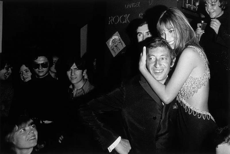 Serge Gainsbourg et Jane Birkin Chez Régine en 1968 © Tony Frank 