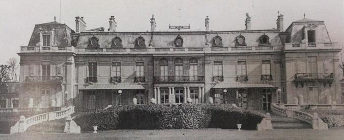 Ancien château de Rothschild, Boulogne-Billancourt, 1920.