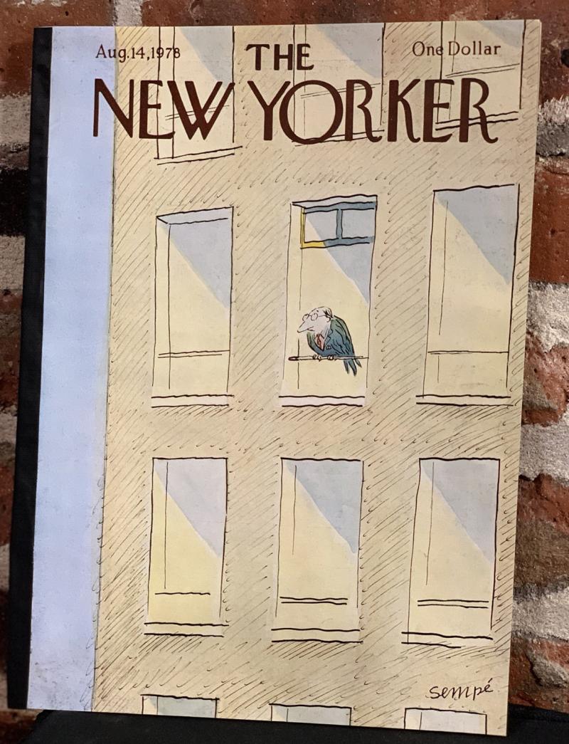 Une de Sempé, pour le New Yorker.