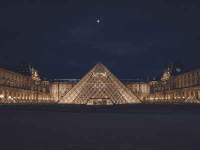 Le Louvre de nuit © Olivier Ouadah