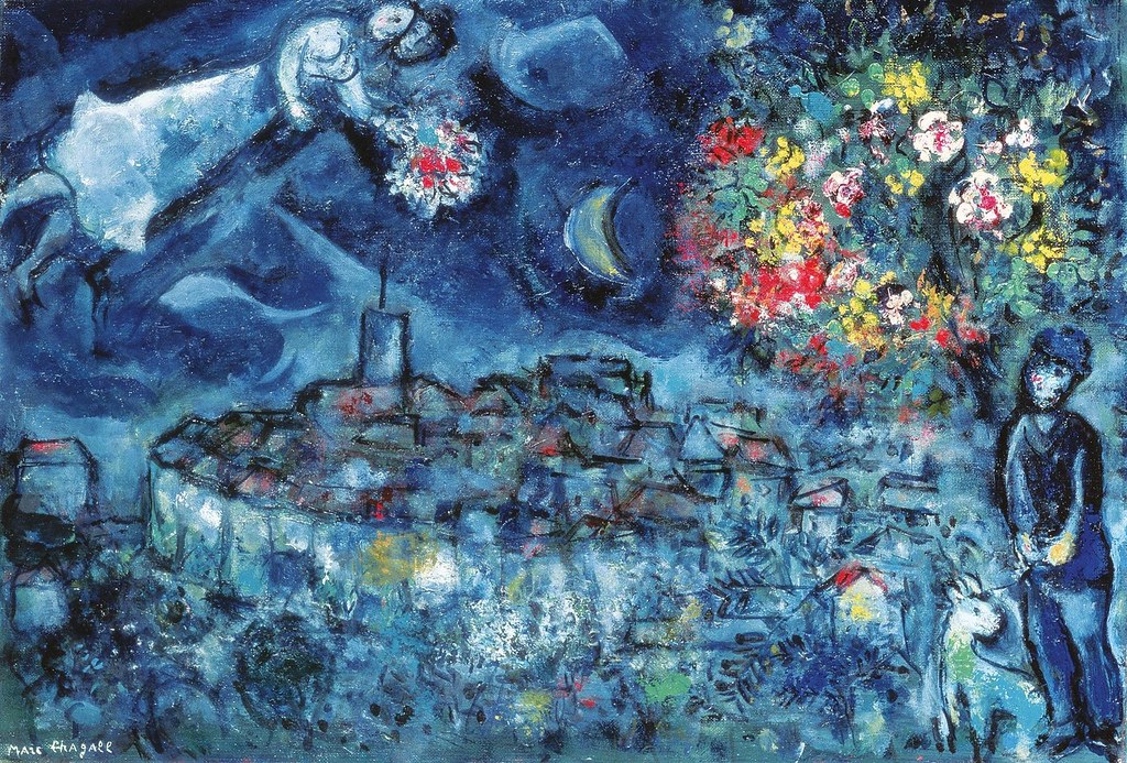 chagall, meilleures expositions 2023, paris, atelier des lumières