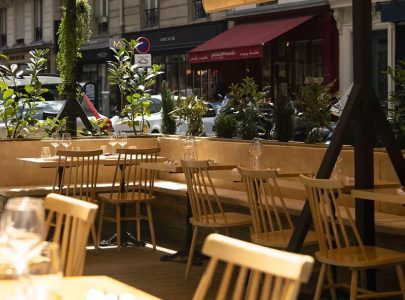 Terrasse du restaurant TO à Paris