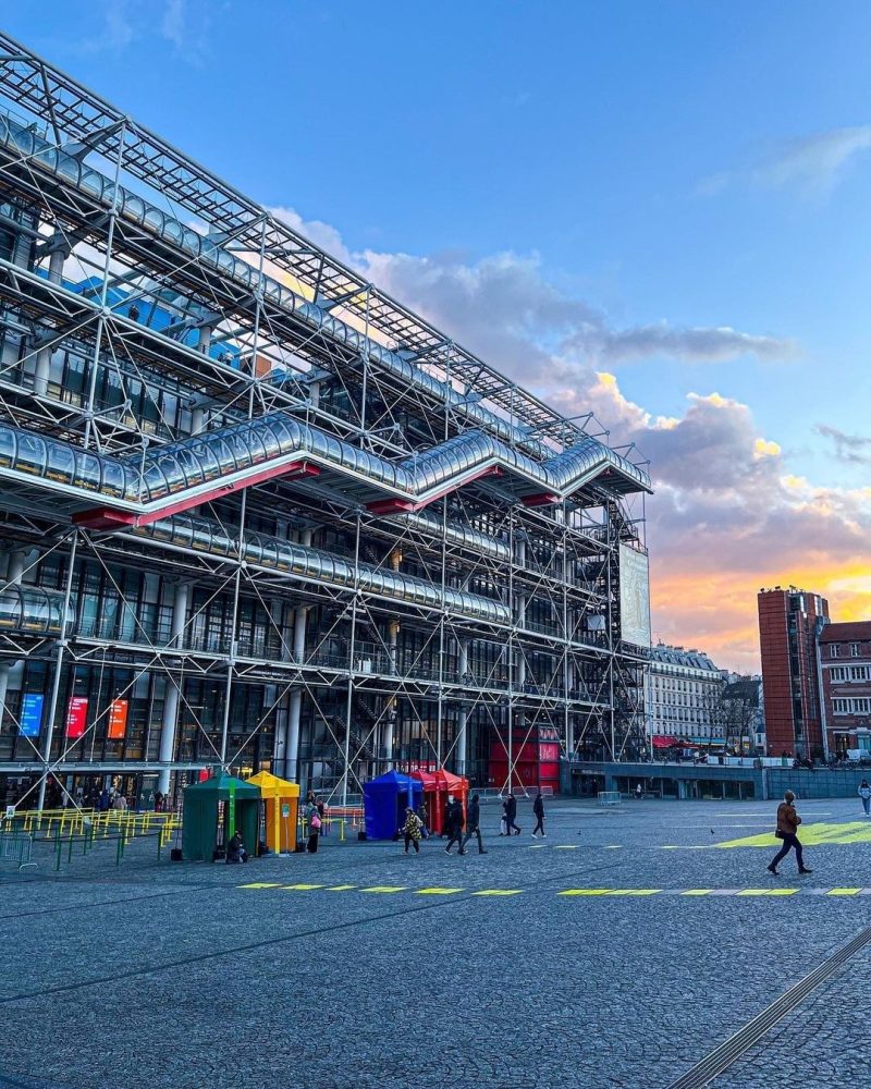Centre Pompidou © @vincent_zerdoum (Instagram)