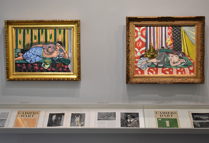 Vue de l'exposition "Matisse. Cahiers d'Art. Le tournant des années 1930" - © Romane Fraysse