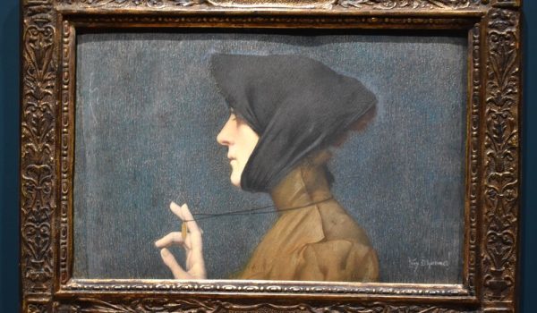 Lucien Lévy-Dhurmer, La Femme à la médaille, dit aussi Mystère, 1896 - © Romane Fraysse