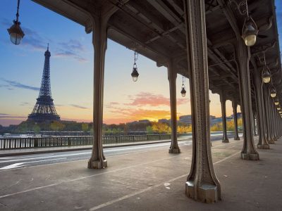 Le pont Bir-Hekeim à Paris