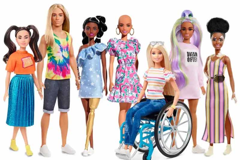 Dernière collection Barbie Fashionistas par Mattel, diversité des corps et des histoires