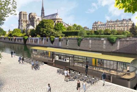 Péniche du Son de la Terre, ouverture début juin, Paris, pied de Notre Dame