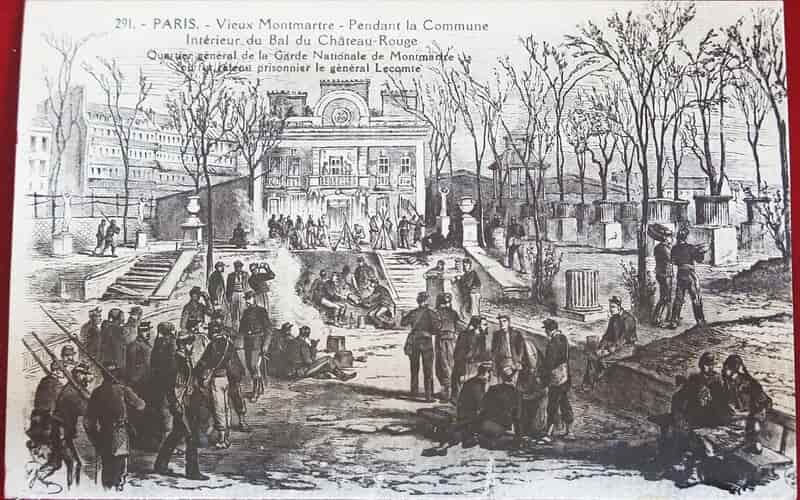 Le Château Rouge pendant la Commune de Paris