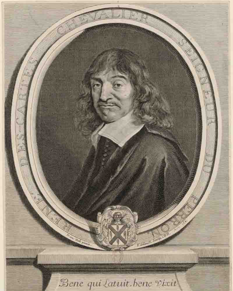 Gravure de Descartes, par Gerard Edelinck (1640-1707), © BnF - Gallica