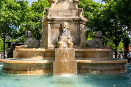 Place Châtelet à Paris, par Mistervlad