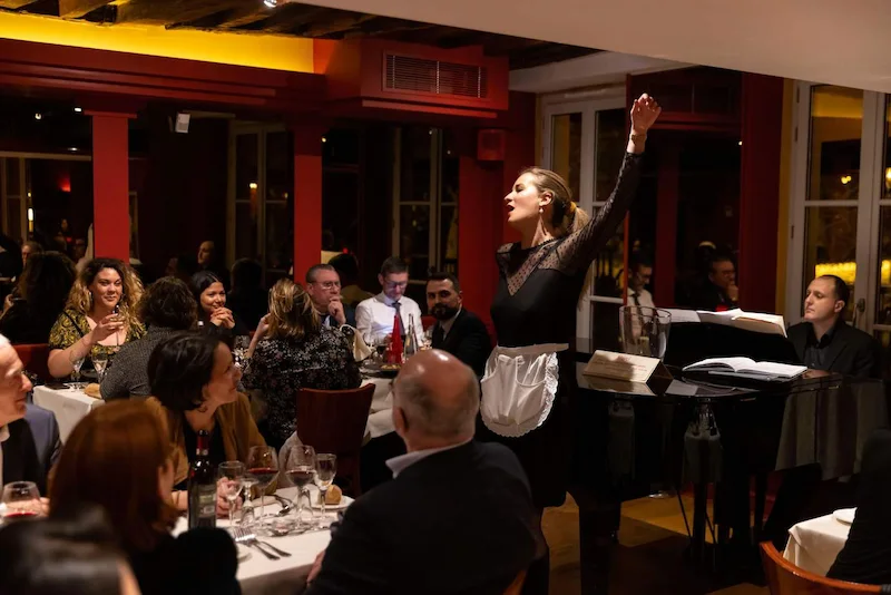 Restaurant musical Paris © Le Bel Canto