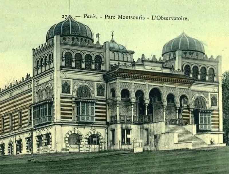 Le palais Bardo au parc Montsouris / l'Observatoire | carte postale | © Olivier2 (Wikicommons)