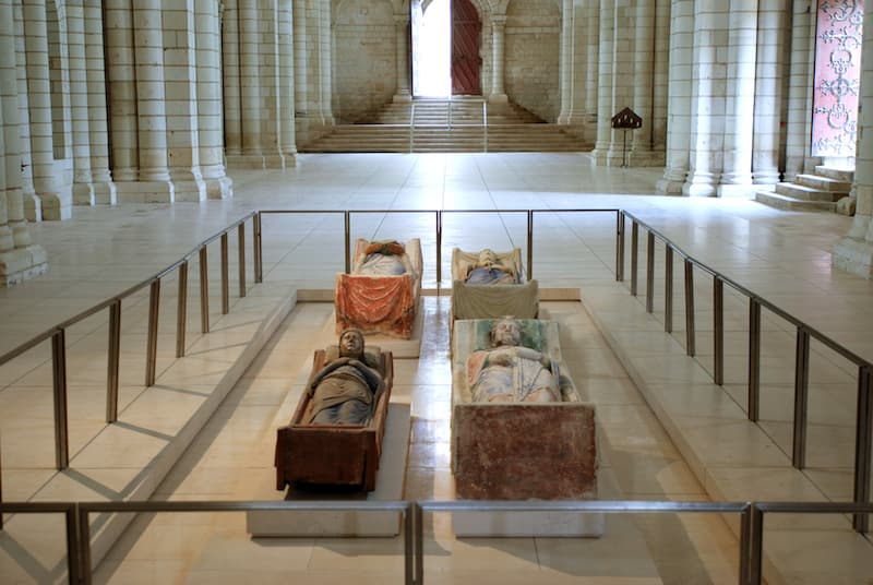 Gisants de l'abbaye de Fontevraud