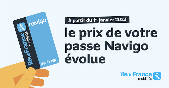 Augmentation du prix du passe Navigo © Île de France Mobilités