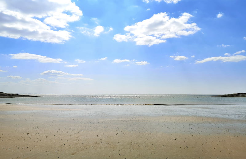 L'horizon à la plage de Trousse-Chemise © Guide Charent-Maritime