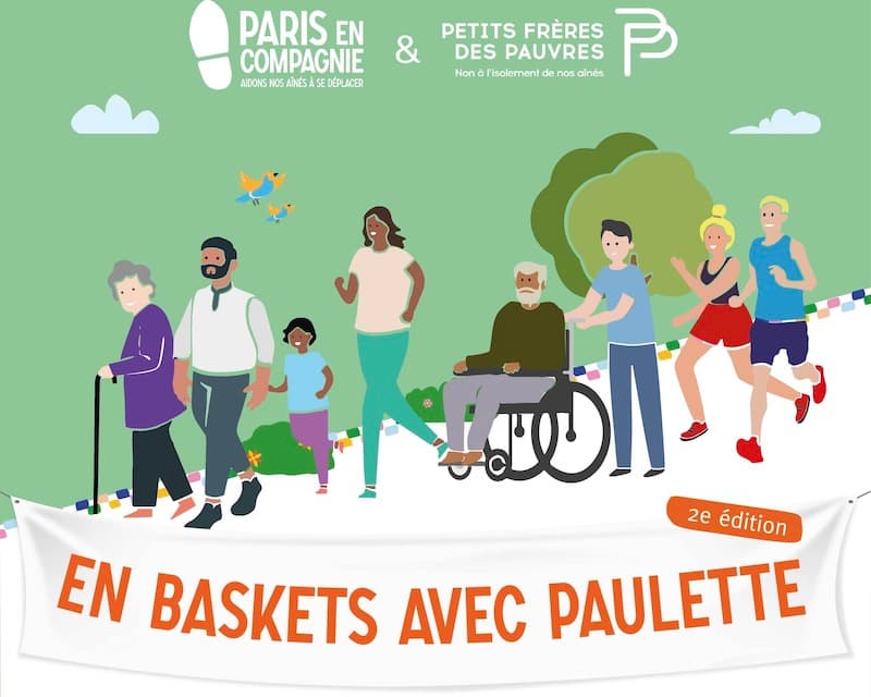 En baskets avec Paulette © Paris en Compagnie
