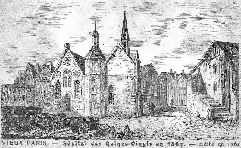 L'hôpital des Quinze-Vingts en 1567