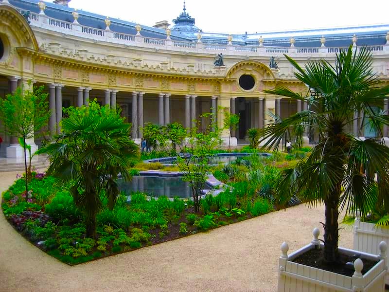 Cœur du jardin intérieur du Petit Palais