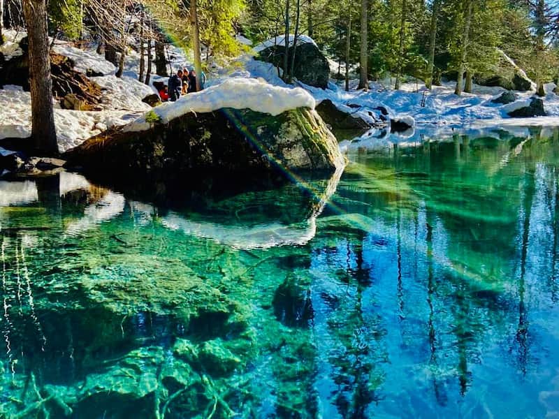 Eaux transparentes Lac Vert