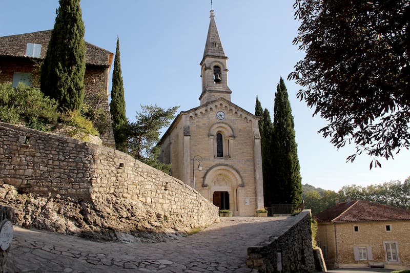 Eglise de la Roque-sur-Cèze - Plus beaux Villages de France