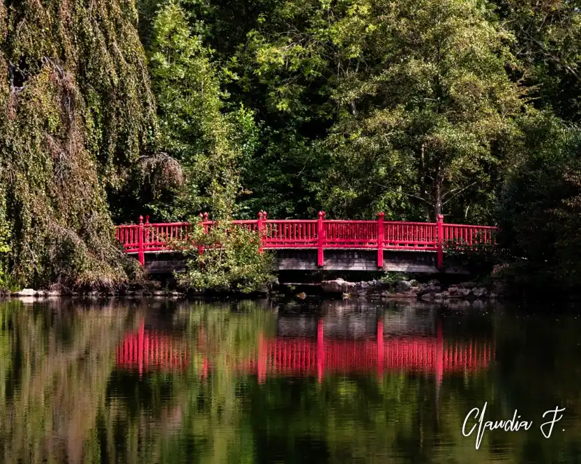 Jardin japonais du parc Edmond de Rothschild © Claudia J.