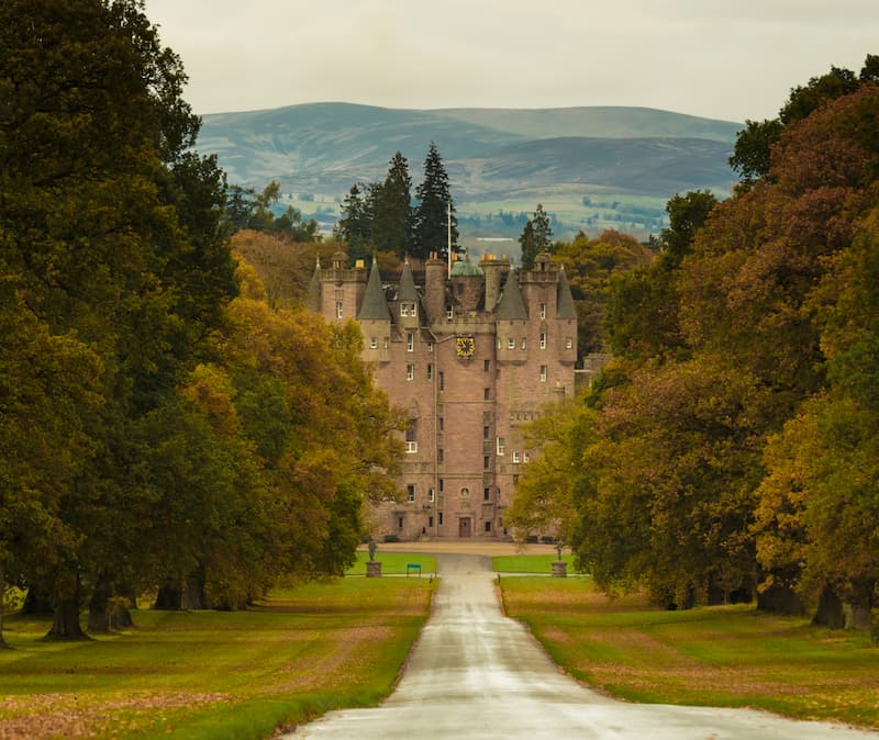 Glamis Castle en Perthshire © Big Trev / Shutterstock