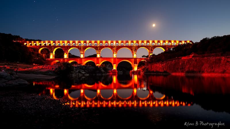 Pont du Gard-illuminations
