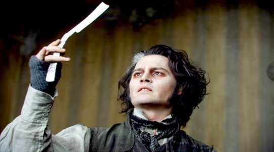 Screenshot de la bande annonce de Sweeney Todd