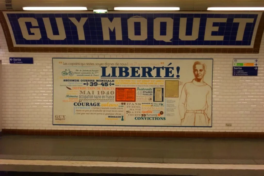 Quai de la station Guy Moquêt © Pinterest