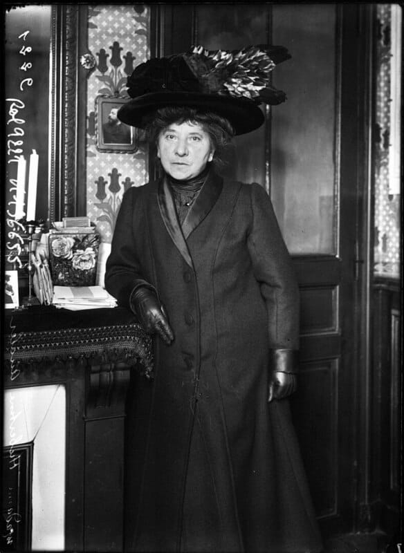 Hubertine Auclert en 1910 - © Gallica