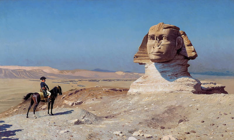 Jean-Léon Gérôme, Bonaparte devant le Sphinx, 1886