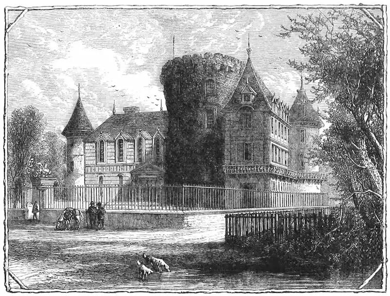 Gravure du XIXe siècle représentant le château de Rambouillet © Getty Images