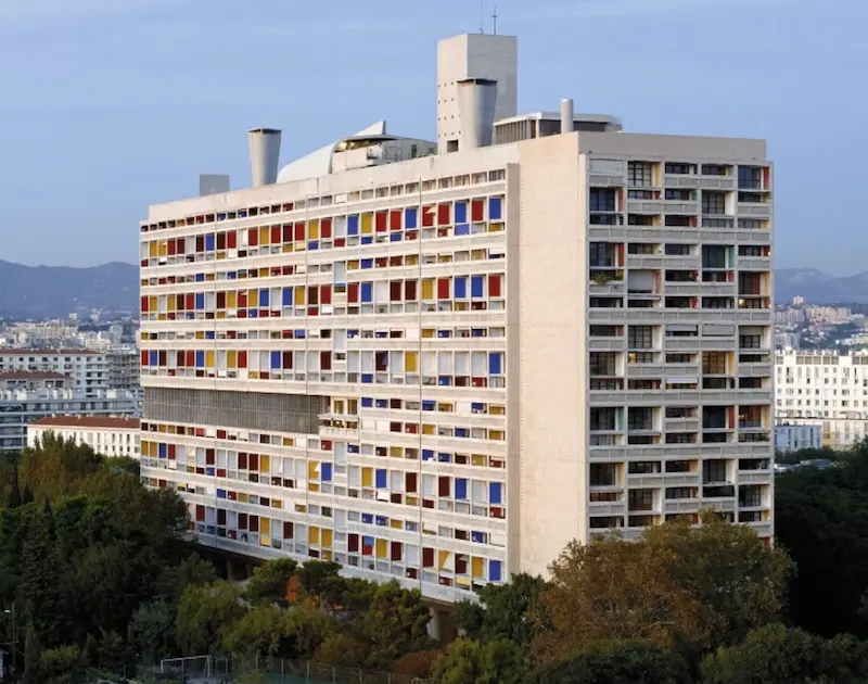 La Cité Radieuse imaginée par Le Corbusier à Marseille © Samuel Zuder/LAIF/REA