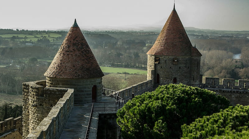 Tours cité médiévale de Carcassonne