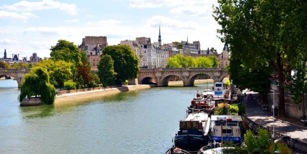 Le square du Vert-Galant sur l'île de la Cité