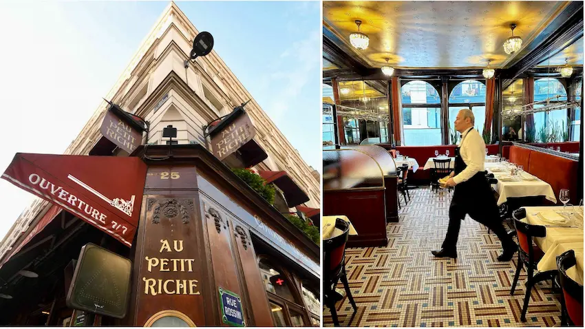 Restaurant historique Paris © Au Petit Riche
