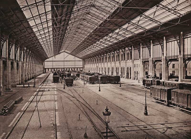 Chemin de fer d'Orléans - Gare d'Austerlitz 1883