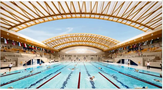Piscine Georges-Vallerey © AIA Architectes