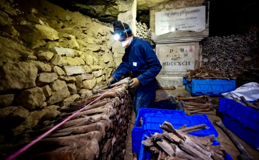 Rénovation des catacombes © AFP