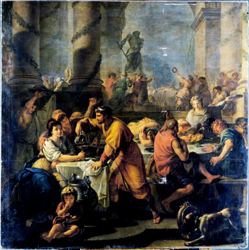 Les Saturnales par Antoine Callet (1783)