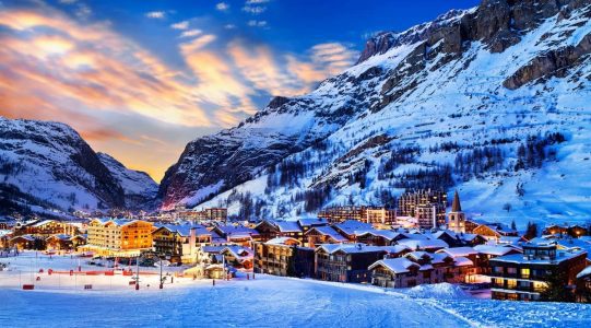 Val d'Isère de nuit