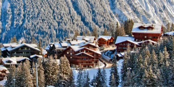 Courchevel dans le domaine des 3 Vallées dans les Alpes