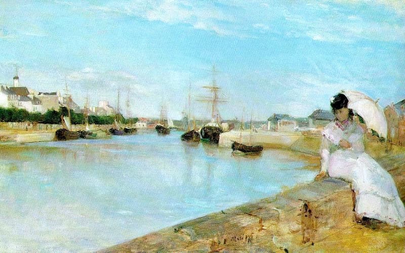 © Berthe Morisot, Vue du petit port de Lorient (1869)