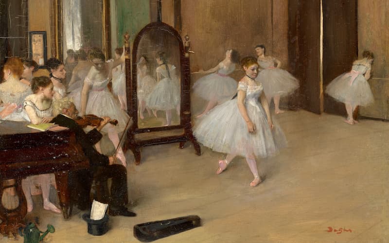 © Edgard Degas, Classe de danse (1870)
