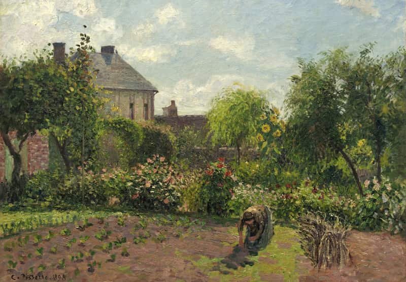 Camille Pissarro, Le Jardin de l'artiste à Eragny, 1898 