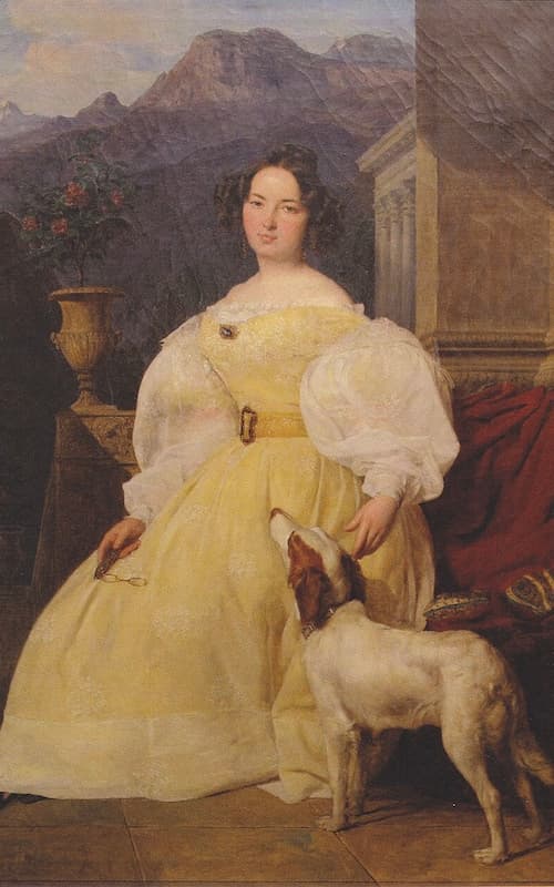 Ferdinand Georg Waldmuller, Madame Hanska (1835)