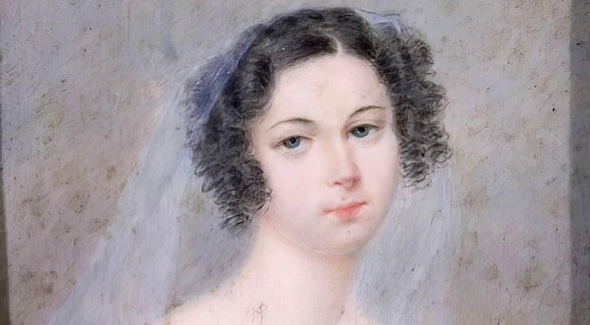 Portrait de Ewelina Hanska par Holz von Sowgen (1825) / Wikipédia
