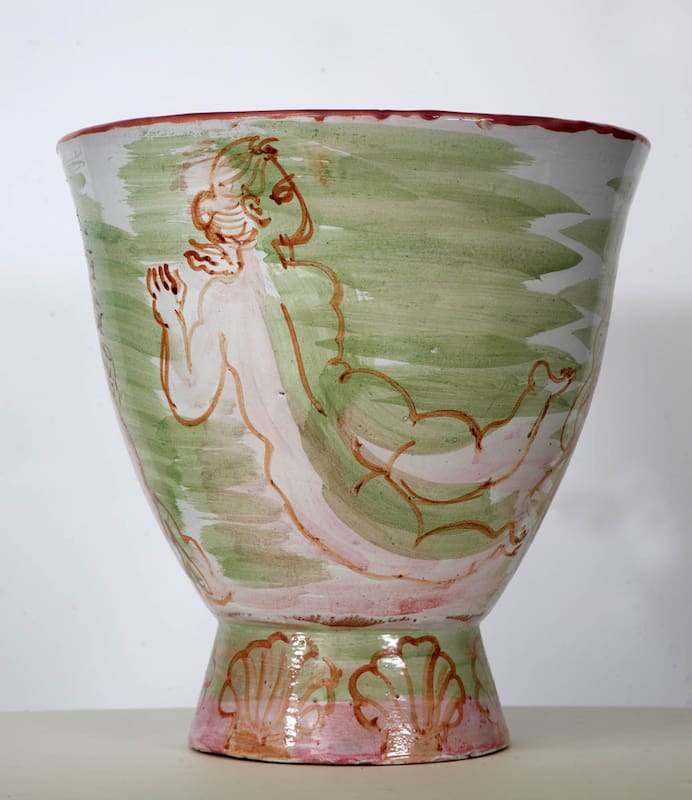 Raoul DUFY (1877-1953)Vase aux baigneuses et cygnes 1930 céramique h. : 29,5 cm / diam. : 29,5 cm © MuMa Le Havre / Charles Maslard — © ADAGP, Paris, 2013